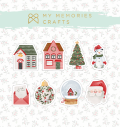 Chipboard Estampados - My Memories Crafts - Coleção Minhas Memórias de Natal - MMCMMN-11