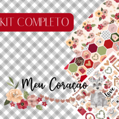 Kit Completo - Coleção Meu Coração - My Memories Crafts