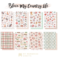 Bloco A5 My Memories Crafts - Coleção My Country Life - MMCMCL-07