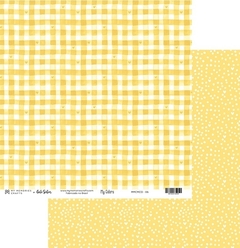 Folha para Scrapbook - Coleção My Colors - Amarela  -  MMCMCO-06