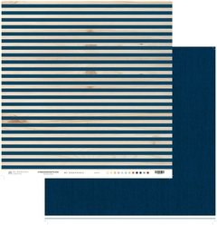 Folha para Scrapbook - Coleção My Essentials - Azul Marinho - MMCME-10