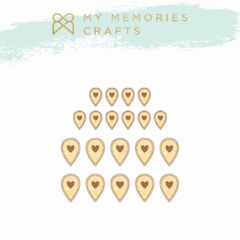 Kit de Localizador - My Memories Crafts - Coleção My Travel - MMCMT2-13