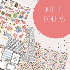 Kit de Folhas - Coleção Minhas Celebrações - My Memories Crafts