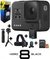 GoPro HERO8 Black Bundle Kit - Tripe + Alça cabeça + Cartao 32Gb + Bateria