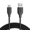 Cabo Anker PowerLine USB-C para USB 3.0 | 1,8 metros Preto