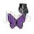 CURSOR N°5 BORBOLETA RS464 - JJFIVELAS