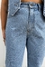 Calça Jeans Wide Leg Listrada Jeans Médio Alcance - Mimos de Nós | MDN 