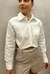 Camisa Tricoline Cropped Bolso Embutido - comprar online