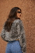 Jaqueta Cropped Jeans True Leopard Alcance na internet