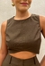 Regata Alfaiataria Cropped Curvado - comprar online