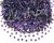 Strass Vidro Cristal AB Roxo - tam. 2mm