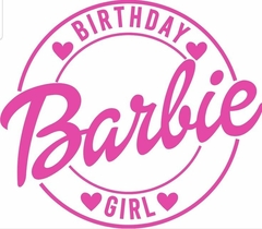 Cortante Birthday Barbie Girl