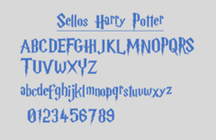 Set Sellos Harry Potter 2cm + Caja - comprar online