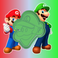 Cortante Mario Bros - Luigi - comprar online