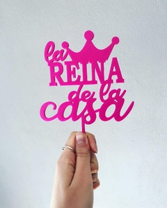 Topper torta La reina de la casa - comprar online