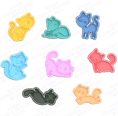 Set x8 Cortantes Gatos