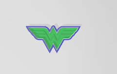 Cortante Mujer Maravilla - Logo 2