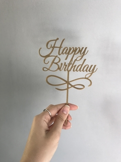 Topper torta Happy Birthday 4