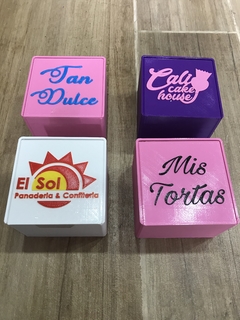 Caja 8x8x5 con Tapa deslizante personalizada - tienda online