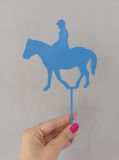 Topper Torta Nene Caballo - comprar online