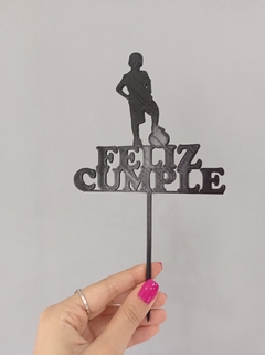 Topper Feliz Cumple Futbol - comprar online