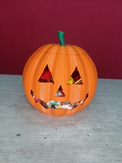Caramelera Calabaza Halloween 15cm en internet