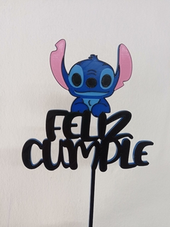 Topper Feliz Cumple Stich