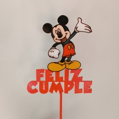 Topper Feliz Cumple Mickey