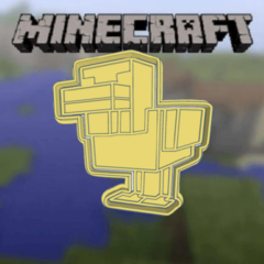 Cortante Minecraft - Pato
