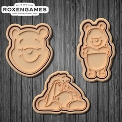 Set x3 Cortantes Winnie Pooh Modelo 1 - tienda online