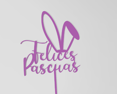 Topper Torta Felices Pascuas 5