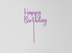 Topper torta Happy Birthday 14