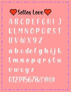 Set Sellos MINI LOVE 1.5cm + Caja - comprar online