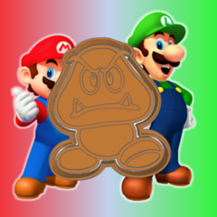 Cortante Mario Bros - Goomba - comprar online