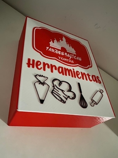 Caja 20x25x8 con Tapa deslizante personalizada - 3Diseños - El Reino de los Cortantes