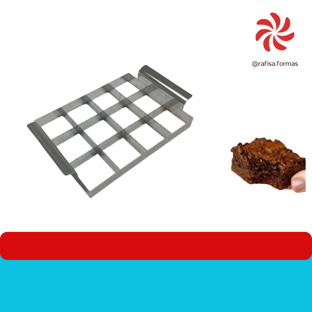 CORTADOR DE BROWNIE 3X3 - 64 CAVIDADES