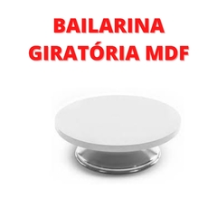 BAILARINA GIRATÓRIA PARA CONFEITAR BOLO 30CM - MDF - comprar online