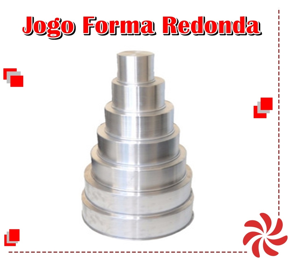 Forma Forneável Bolo Inglês s/ Tampa - Decorada 250g - 10UN - (F.F - 0439)