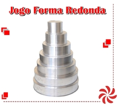 JOGO DE FORMA REDONDA C/7 - 10CM DE ALTURA - x10 x15 x20 x25 x30 x35 x40