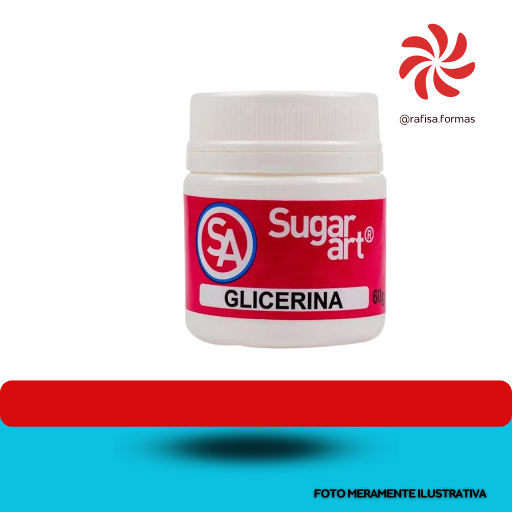 Glicerina Para Confeitaria Branca Sugar Art 60g