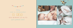 Diseño listo para incorporar tus fotos Bebé - comprar online