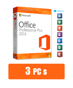 Office 2016 Professional Plus para 3 pc´s | No expira