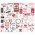 Kissing Booth Bits & Pieces Die-Cuts 66/Pkg