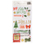 Crate Paper Mittens and Mistletoe Collection Thickers - Phrases All Is Bright - comprar online