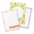 Bea Valint Poppy and Pear 3 x 4 Notecard Pad Gold Foil en internet