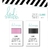Heidi Swapp Memory Planner Mini Stapler Refill Color Fresh Pink & Black