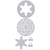 Sizzix Thinlits Dies By Jessica Scott 6/Pkg Layered Snowflake - comprar online