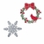 Sizzix Thinlits Dies Wreath & Snowflake by Eileen Hull CH3