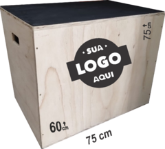 Jump box / Caixote Crossfit 30" 75x60x50 3x1 personalizada com a sua logo