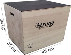 CAIXA CROSSFIT STRONG FIT 12" - 30x40x45 Personalizado com a sua logo - Strongfit Equipamentos
